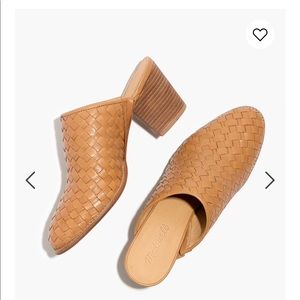 Madewell Harper Mule Woven Leather size 8